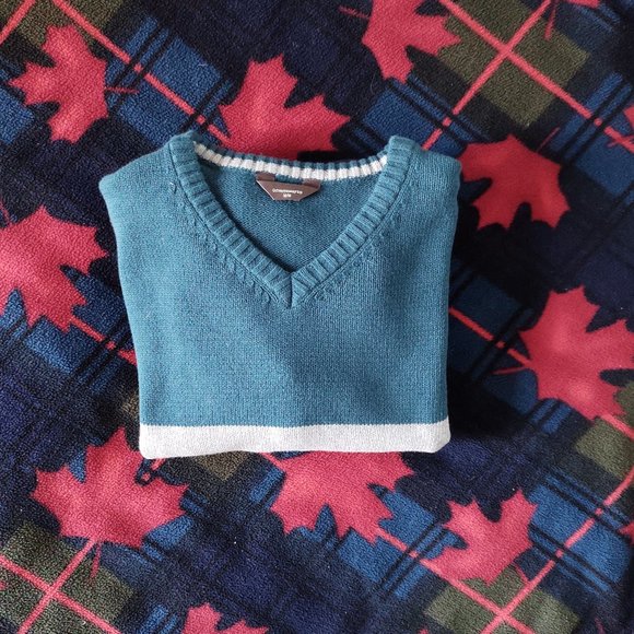 Denver Hayes Soft Cotton V Neck Long Sleeve Sweater - Picture 3 of 5